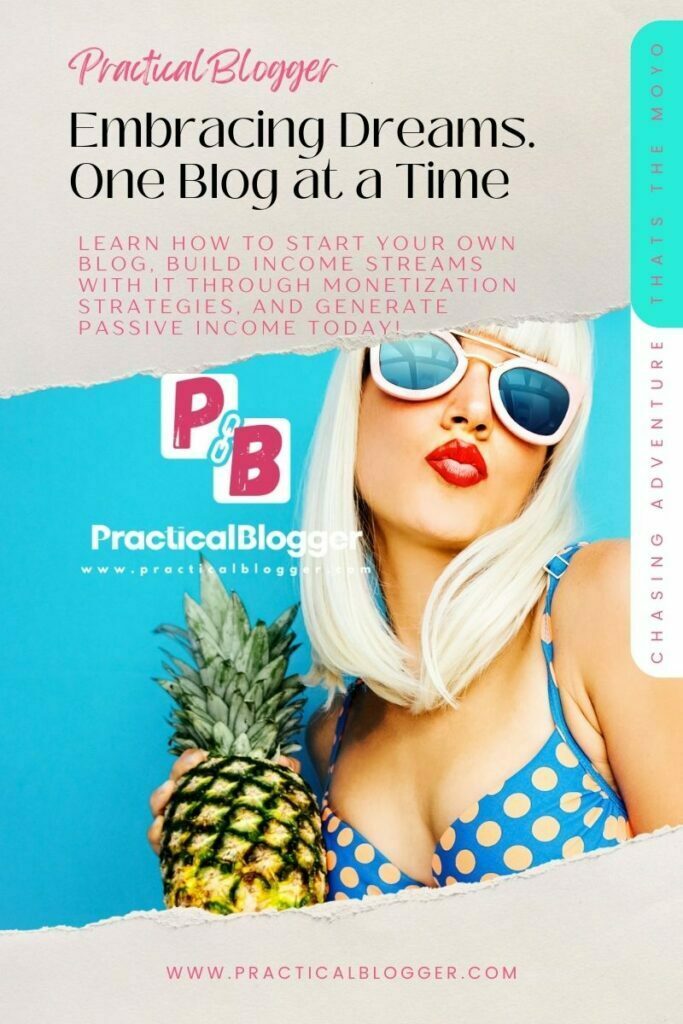 Our Mission here at PracticalBlogger.com is To Embrace Dreams, One Blog at a Time! And create a lifestyle true meaning and fulfillment by connecting your community.