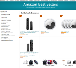 Amazon Best Sellers in Electronics